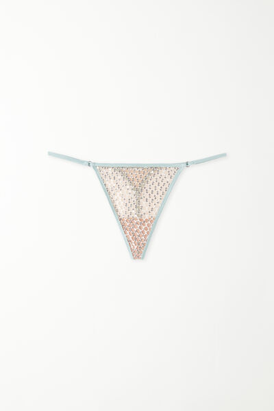 Perizoma con Fianchetto Tanga Sequin Net