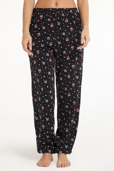 Jogger in Cotone Stampato