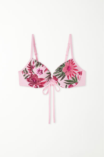 Bikini Push-Up Imbottito Flower Paradise