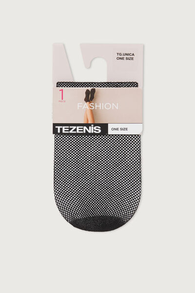 Micro-Fishnet Socks