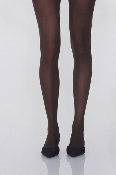 2 Pairs of 50 Denier Opaque Microfiber Tights