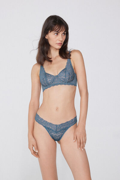 Perizoma Sgambato in Pizzo Riciclato