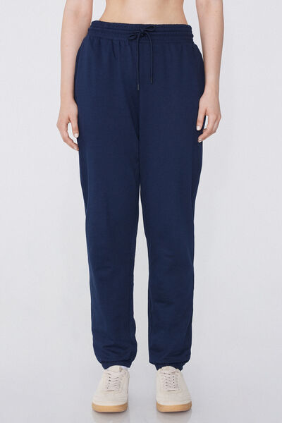 Joggers with Welt Pocket and Drawstring