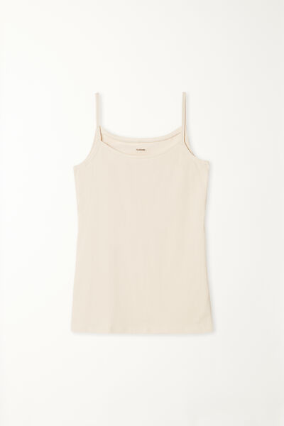 Stretch Cotton Tank Top