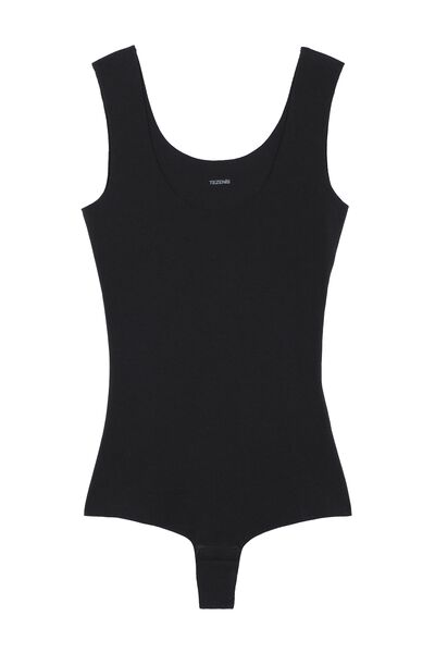 Laser-Cut Cotton Bodysuit