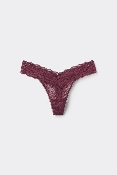 Perizoma Sgambato in Pizzo Riciclato