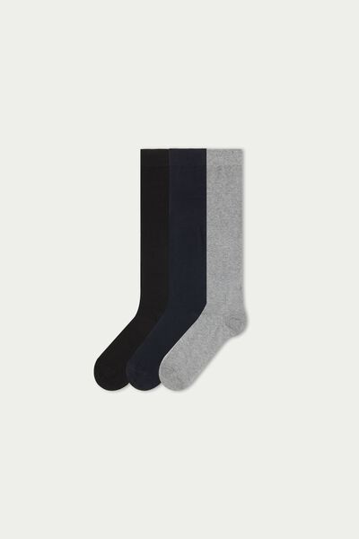 3 X Lightweight Long Cotton Socks