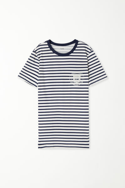 T-Shirt Cotone con Stampa