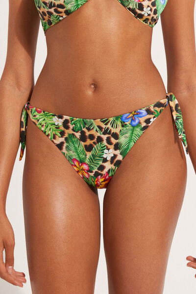 Bikini Slip Laccetti Wild Blossom