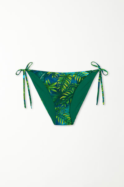 Bikini Slip Laccetti Emerald Jungle