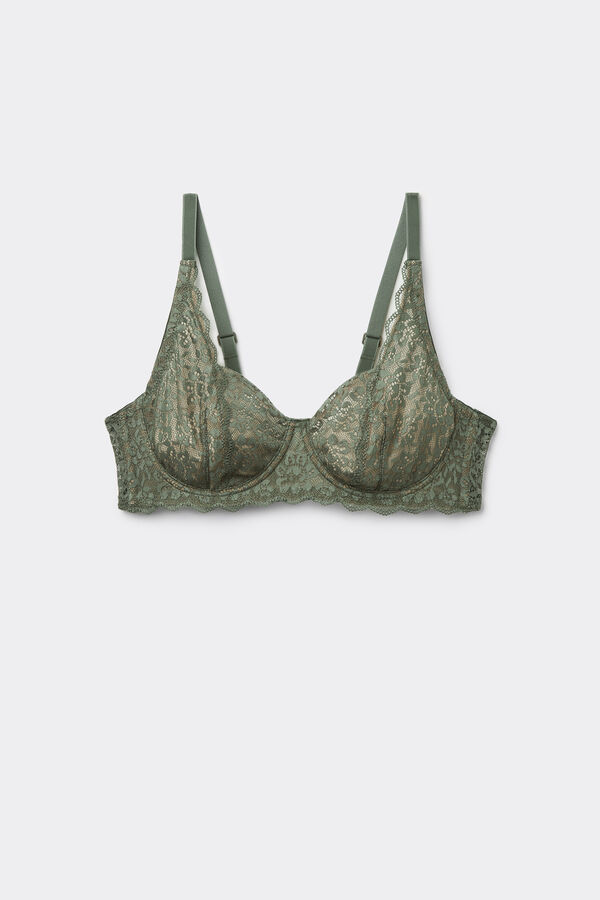 Paris Recycled Lace Unpadded Balconette Bra  