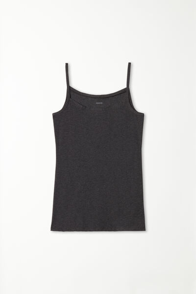 Stretch Cotton Tank Top