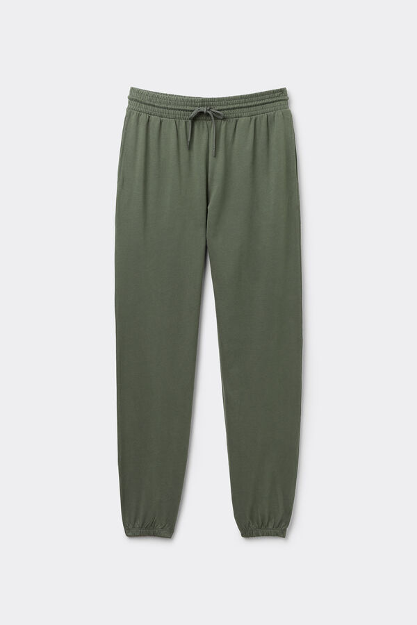 Joggers with Welt Pocket and Drawstring  