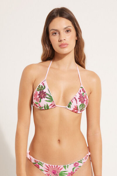 Bikini Triangolo Leggermente Imbottito Flower Paradise