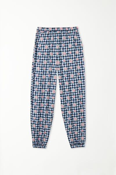 Jogger in Cotone Stampato