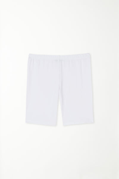 Ciclista in Cotone Tinta Unita Bimba