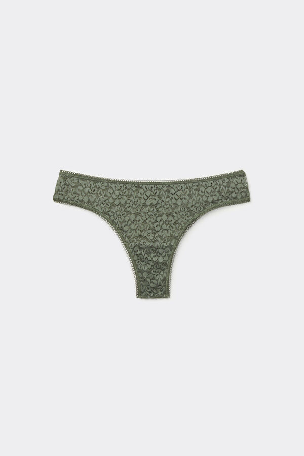 Recycled Lace Brazilian Briefs  
