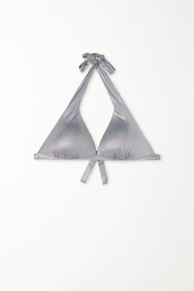 Bikini Triangolo Imbottito Sparkle Grey