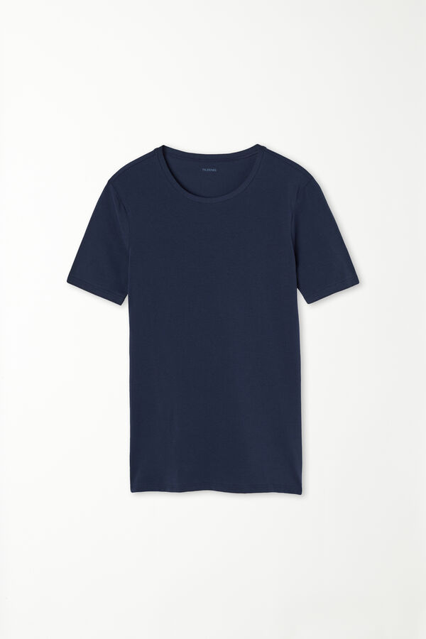 Crew-Neck Stretch-Cotton T-Shirt  