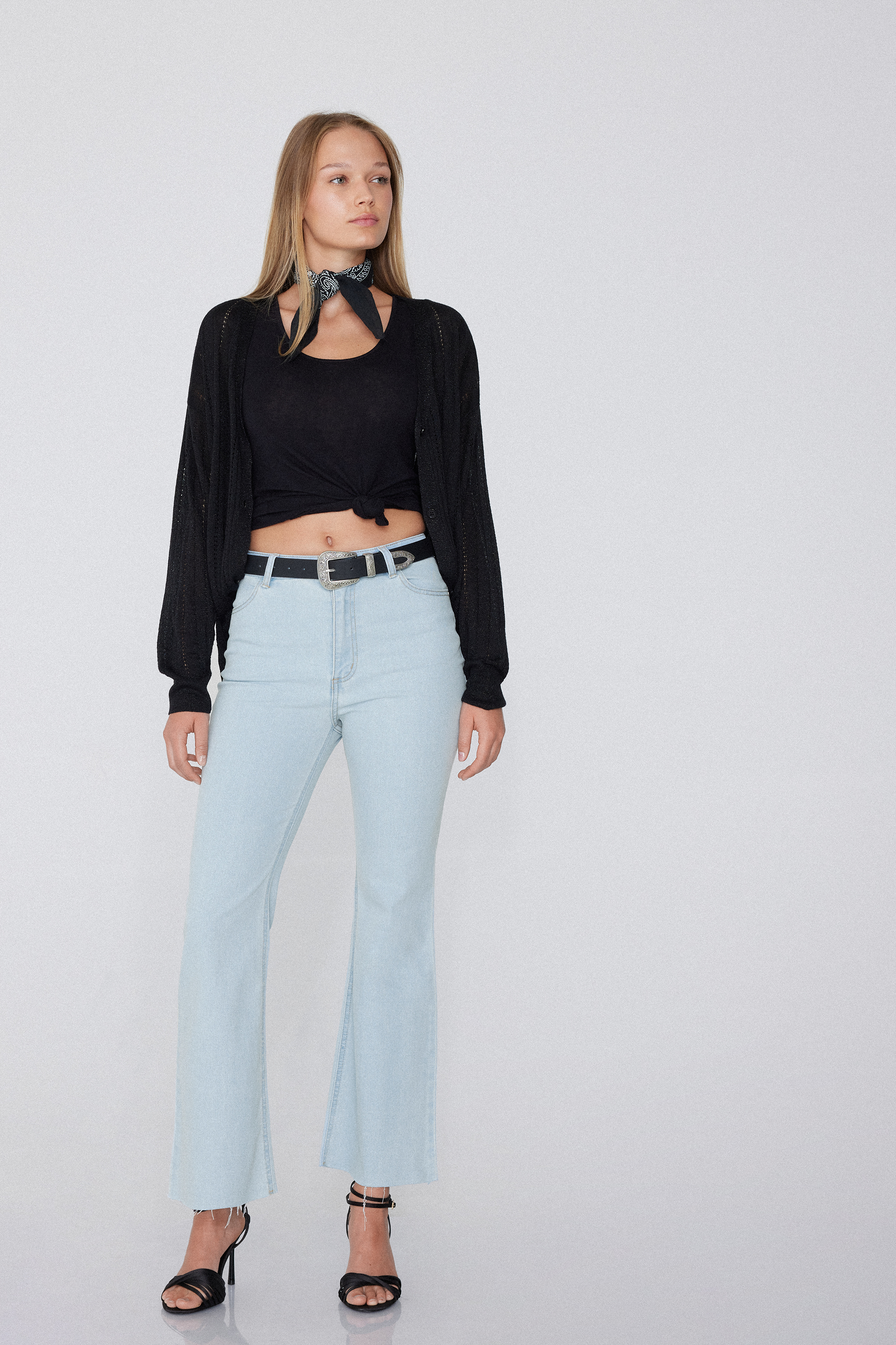 Jeans Lunghi Modello Trombetta