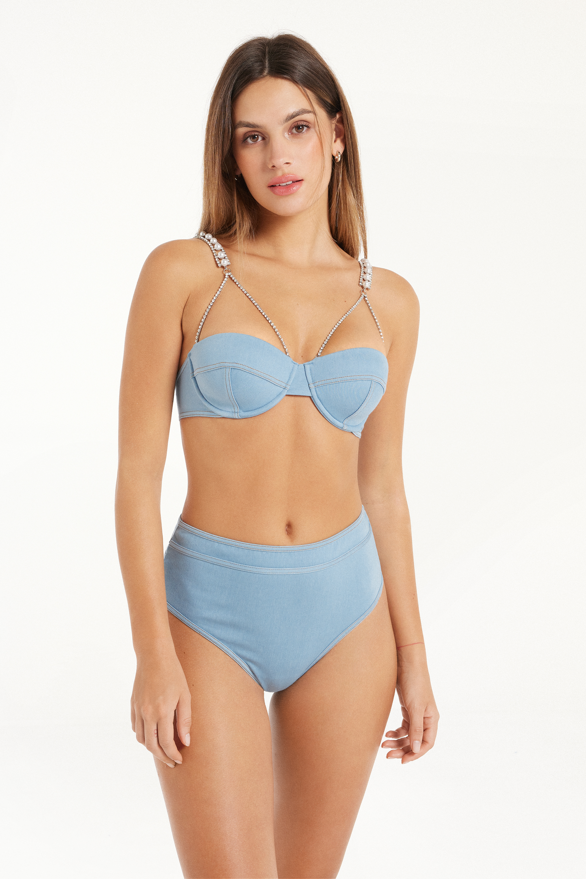 Reggiseno Balconcino Wien Leggermente Imbottito Glam Denim
