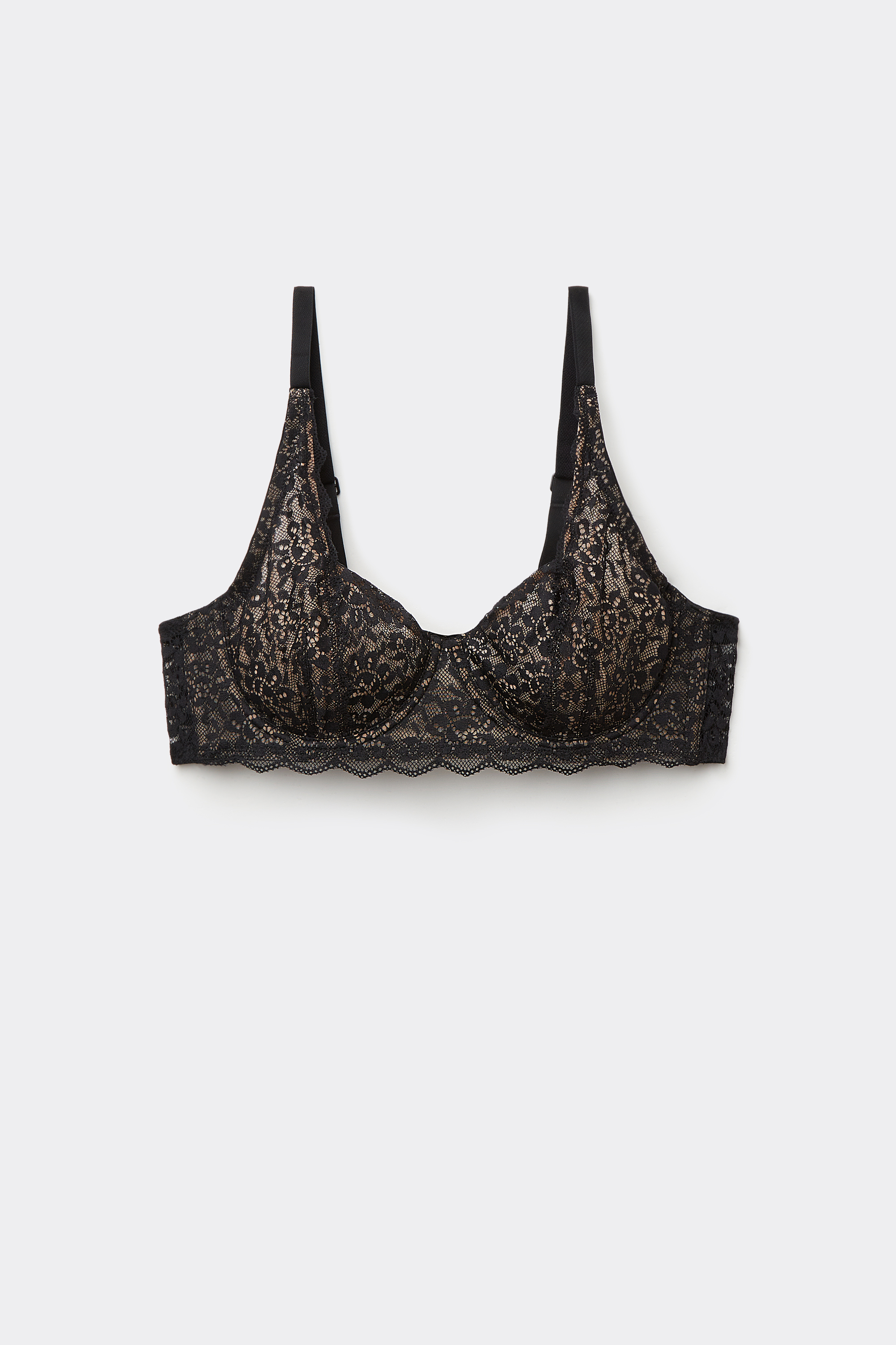 Paris Recycled Lace Unpadded Balconette Bra
